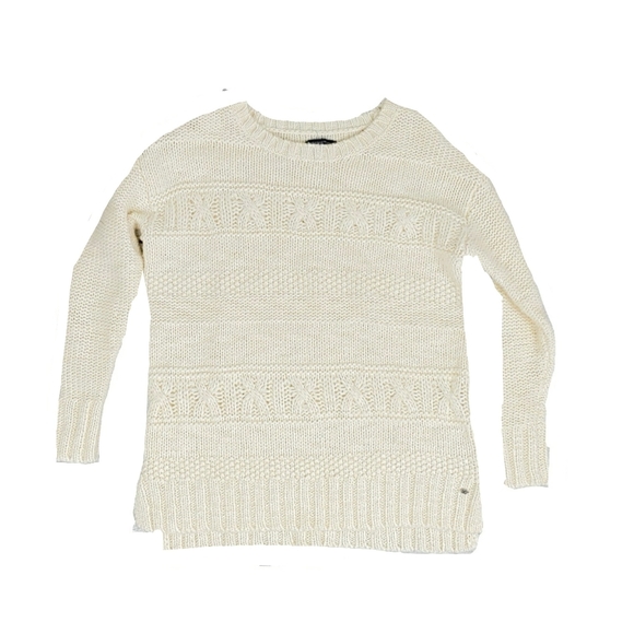 American Eagle Outfitters W,m XS Cream Cable Pullover - Picture 2 of 4